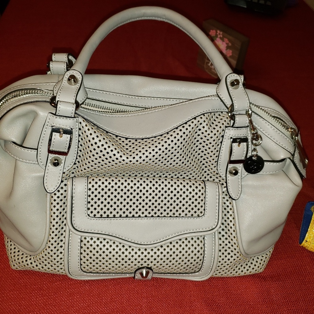 Gray Jessica Simpson Mercer handbag